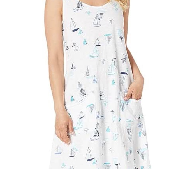 Fresh Produce small and x-small white dress. So comfy. Habour Hues Drape Dress - Picture 2 of 3